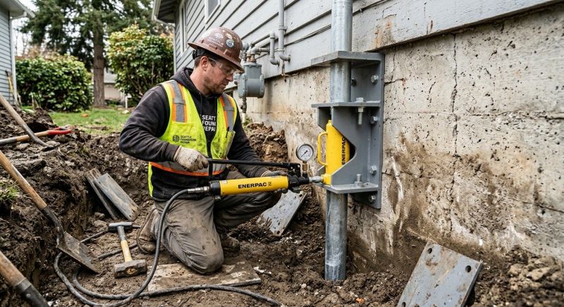 Settling Foundation Service in Taswell, IN