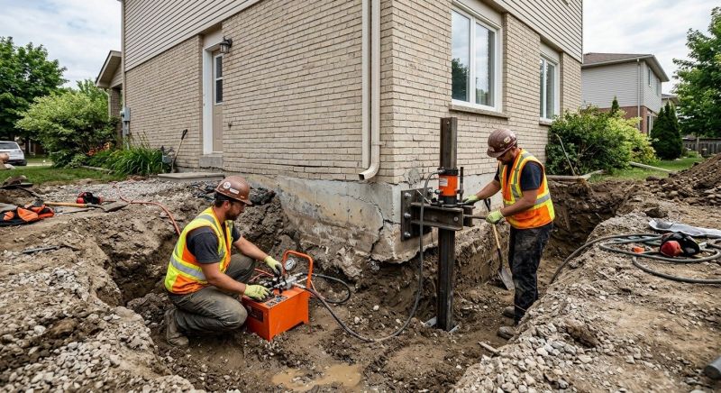 Sinking Foundation Lifting in Corydon, IN