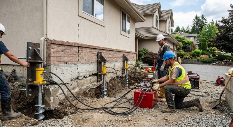 Sinking Foundation Lifting in Corydon, IN