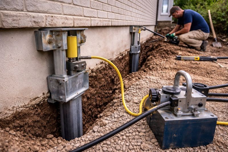 Sinking Foundation Repair in Meade County, KY