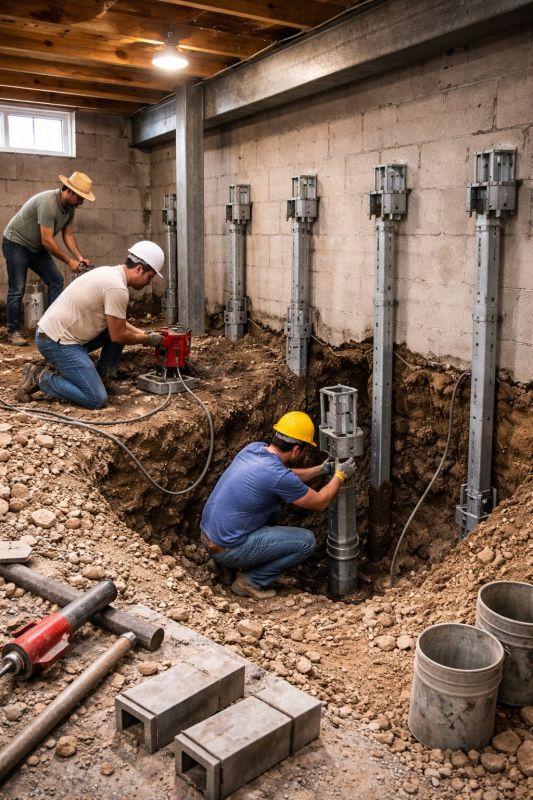 Structural Underpinning in Corydon, IN